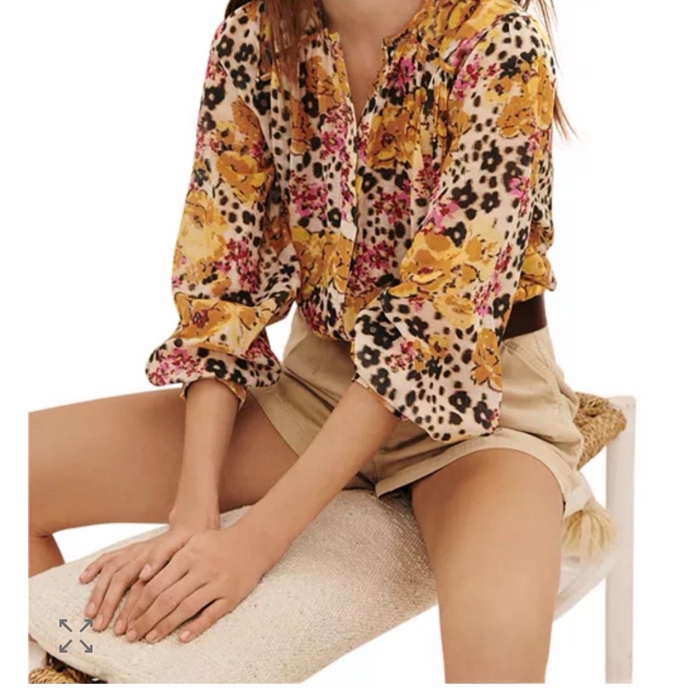 ba&sh Doddy Printed Blouse